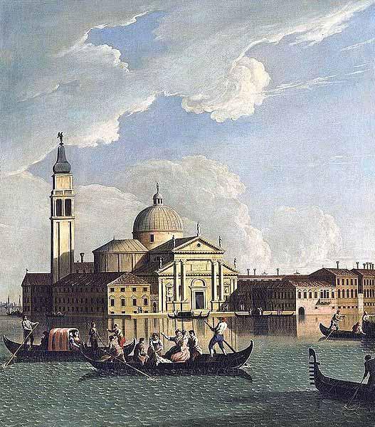 Johan Richter View of San Giorgio Maggiore, Venice oil painting image